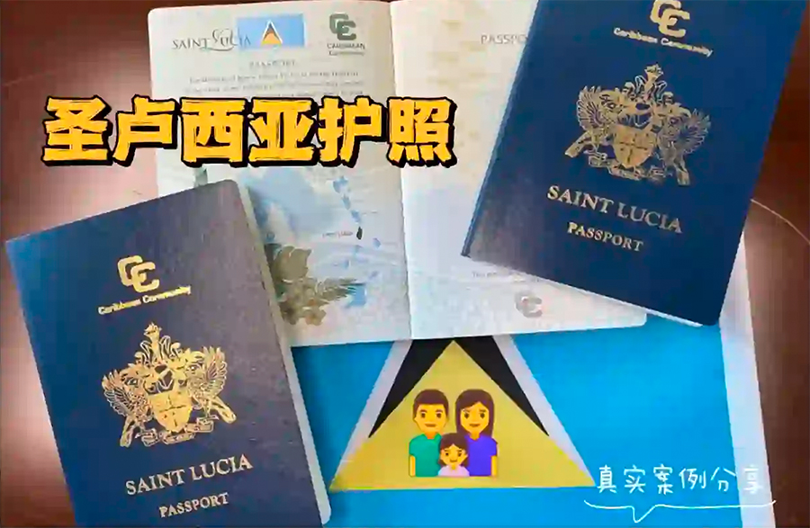 45天获批全球免签出行145个国家的和地区的圣卢西亚护照